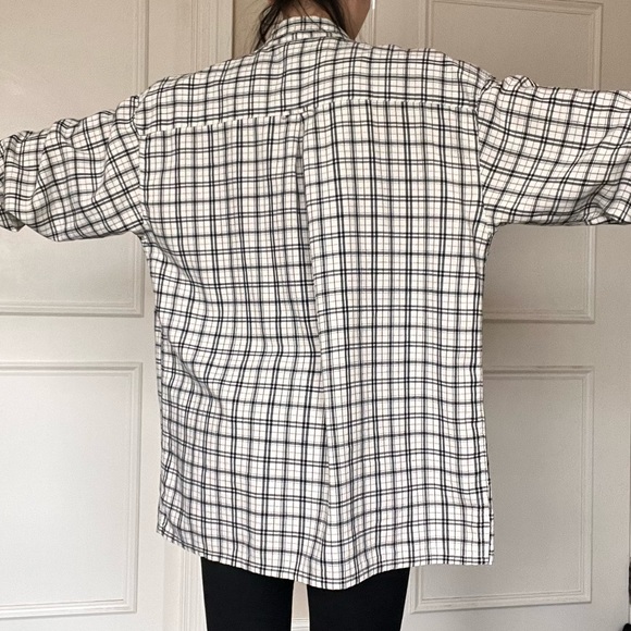 Gordie Howe oversized plaid mens shirt - Picture 3 of 11